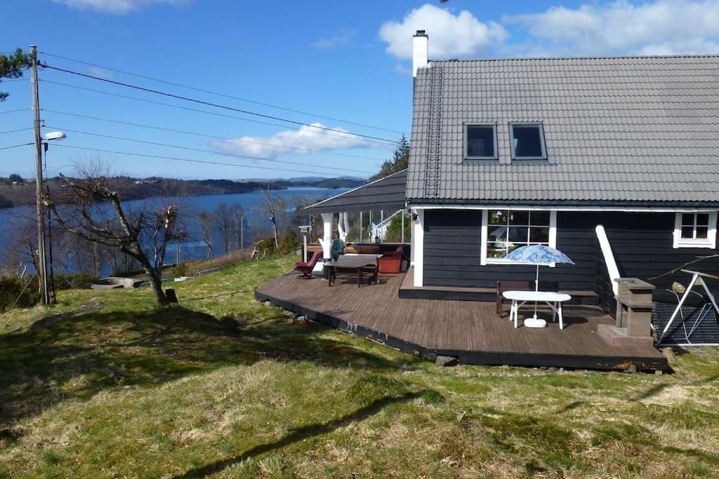 Topfloor Apartment Separate Entranc Nice View Stord Fitjar Exterior foto