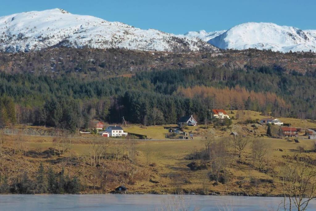 Topfloor Apartment Separate Entranc Nice View Stord Fitjar Exterior foto